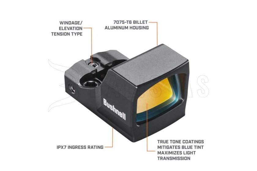 Bushnell RXC-200 Compact 1x21 reflex sight black