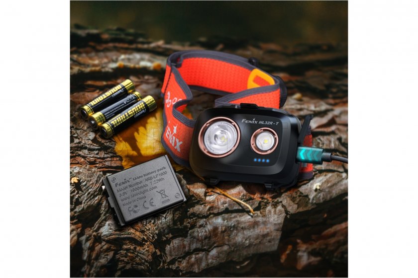 Rechargeable headlamp Fenix HL32R-T black