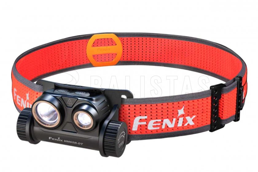 Rechargeable headlamp Fenix HM65R-DT black