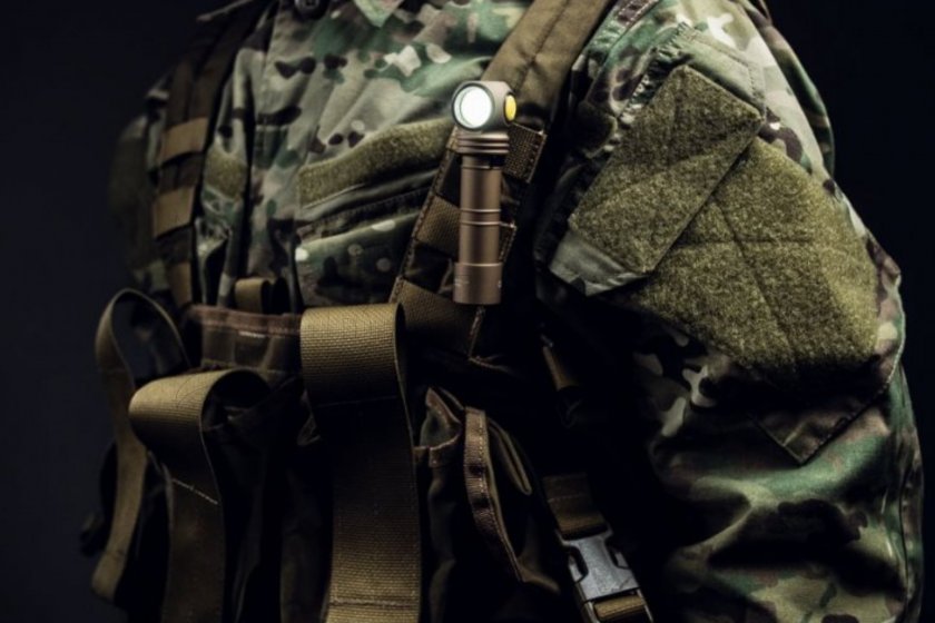 Headlamp Armytek Wizard C2 Pro Cold Light Sand