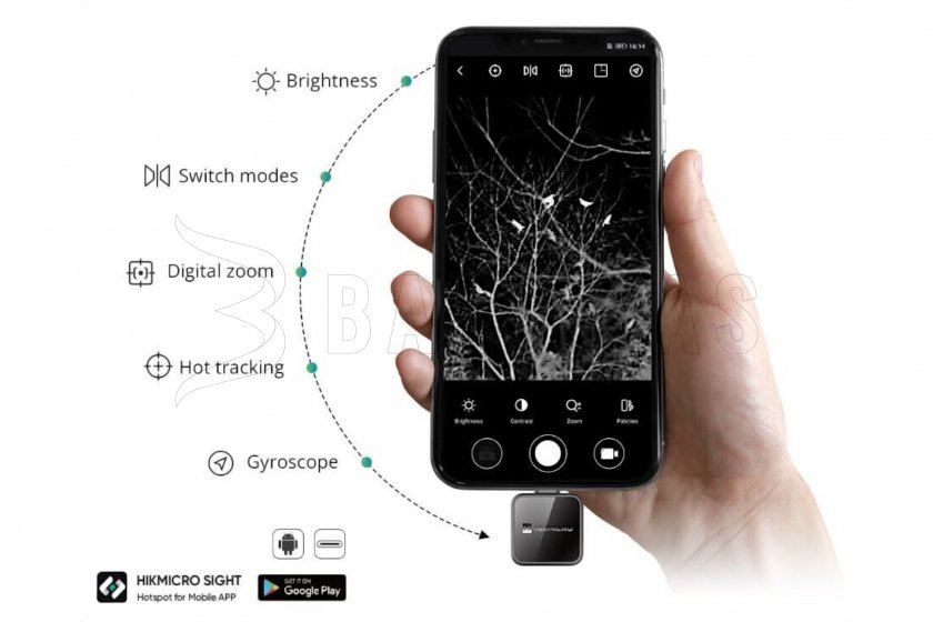 Smartphone thermal camera Hikmicro EXPLORER E20 Plus