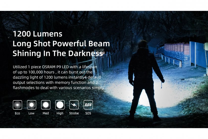 Flashlight Wuben C3