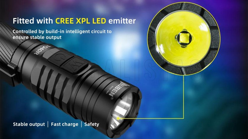 Flashlight Wuben TO40R