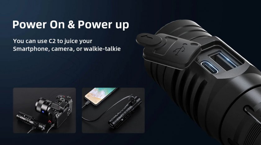 Flashlight Wuben C2