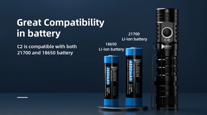 Flashlight Wuben C2