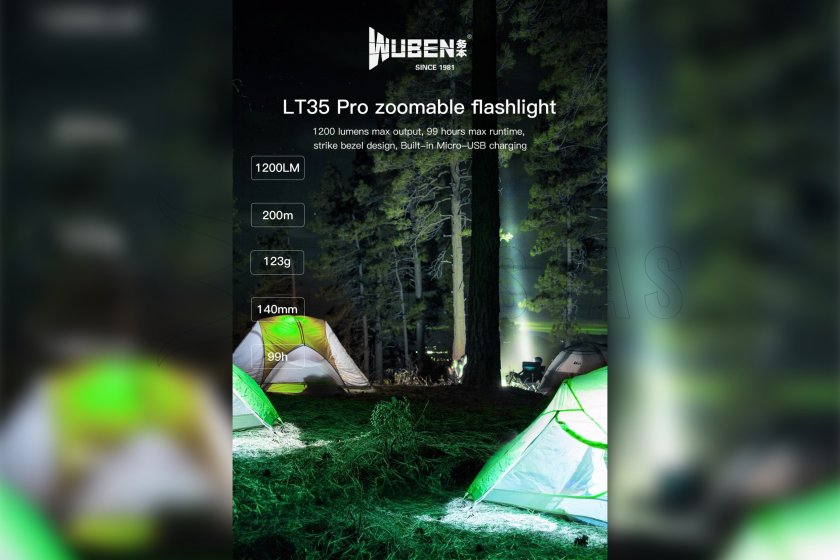 Flashlight Wuben LT35 PRO