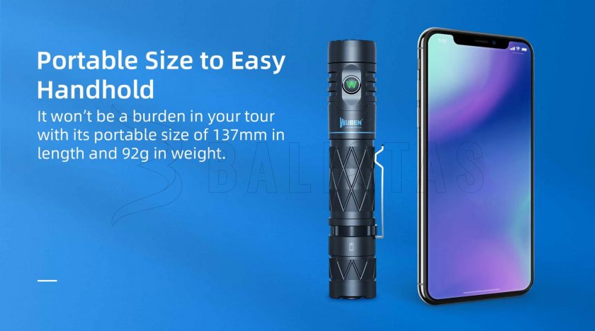 Flashlight Wuben E12R red 14