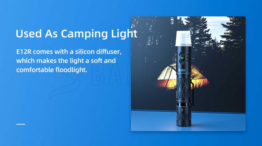 Flashlight Wuben E12R red 12