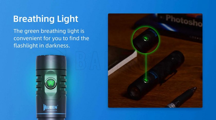 Flashlight Wuben E12R red 18