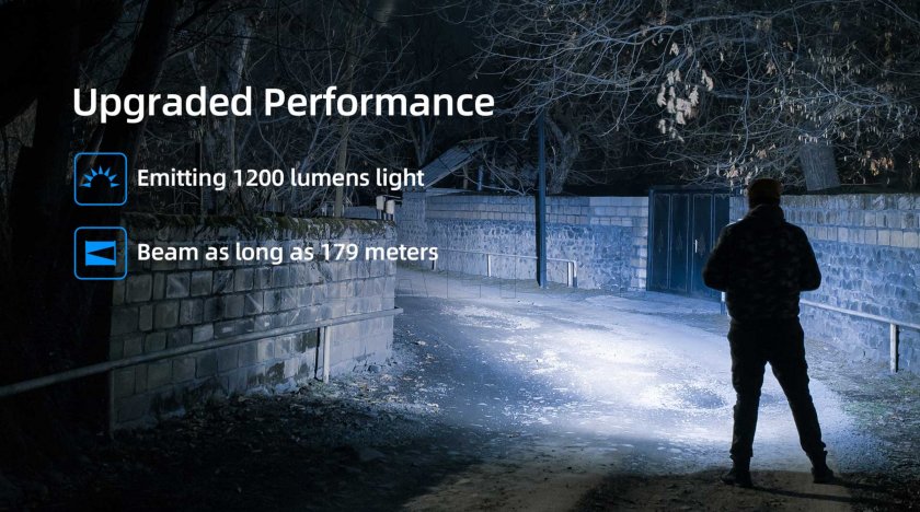 Flashlight Wuben E12R red 11