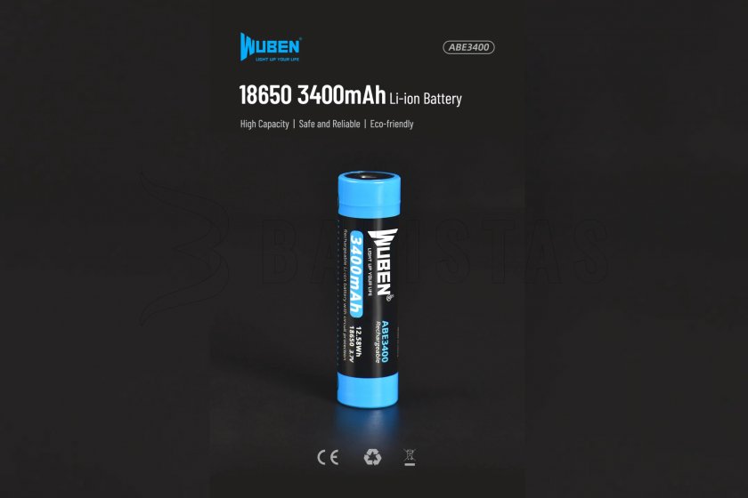 Battery Wuben 3400B x Li-Ion 3400mAh