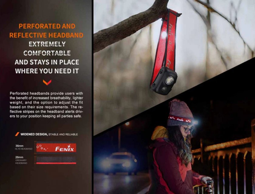 Headlamp Fenix HL16 black
