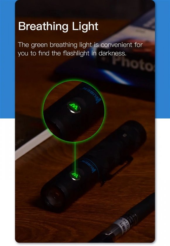 Flashlight Wuben E12R Black