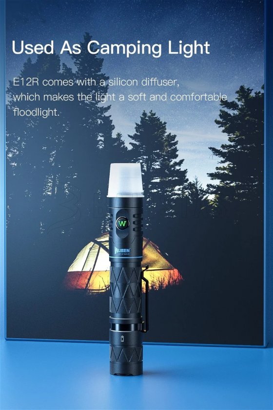 Flashlight Wuben E12R Black