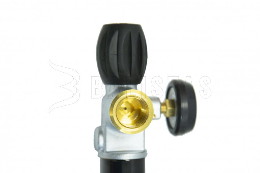 Diving bottle 12L with pressure gauge and hose