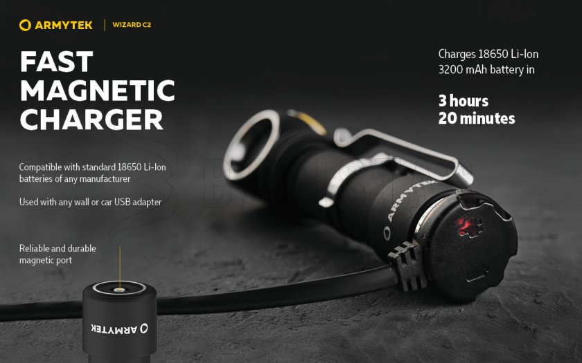 Armytek Wizard C2 Cold Light Headlamp