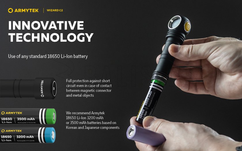 Armytek Wizard C2 Cold Light Headlamp