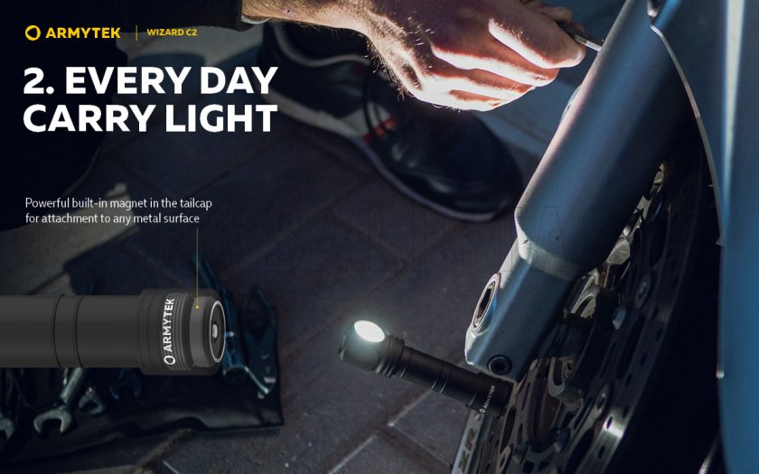 Armytek Wizard C2 Cold Light Headlamp