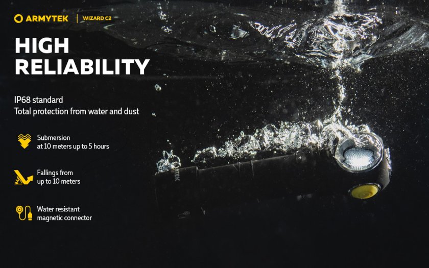 Armytek Wizard C2 Cold Light Headlamp