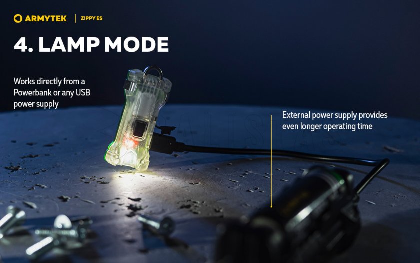 Armytek Zippy ES Yellow keychain light