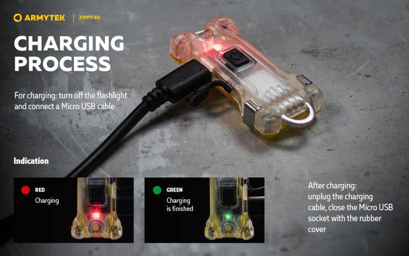 Armytek Zippy ES Yellow keychain light