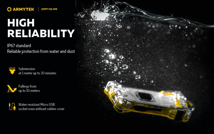 Keychain Armytek Zippy ES WR Red