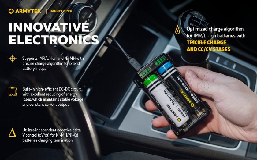 Armytek Handy C2 Pro charger