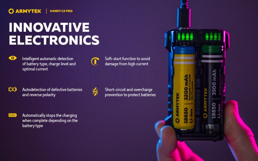 Armytek Handy C2 Pro charger