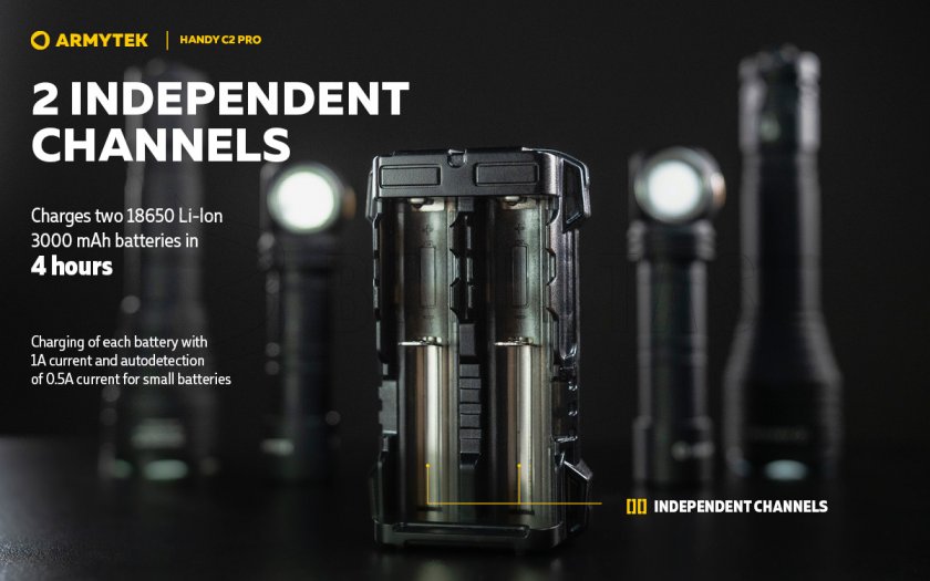 Armytek Handy C2 Pro charger