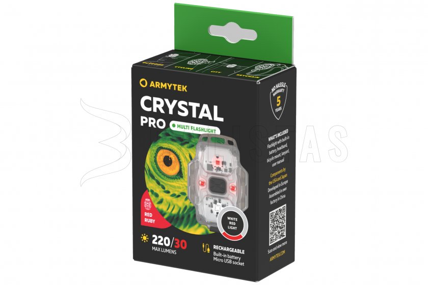 Armytek Crystal Pro Multifunction Flashlight - Blue