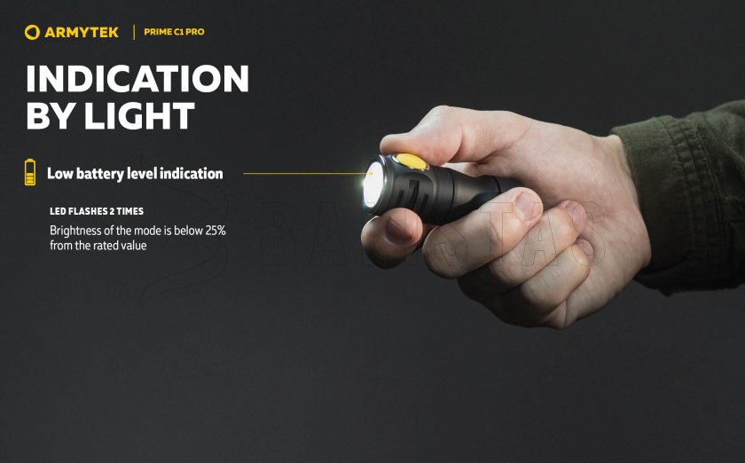 Armytek Prime C1 Pro White Light Flashlight