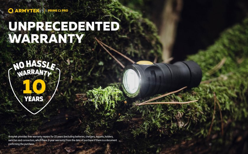 Armytek Prime C1 Pro White Light Flashlight
