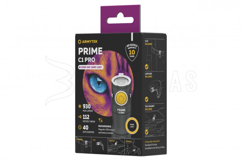Flashlight Armytek Prime C1 Pro warm light