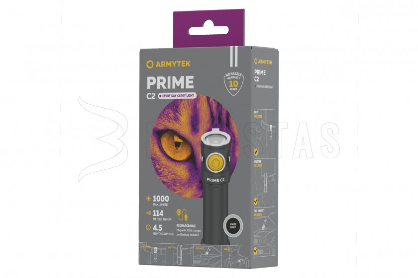 Armytek Prime C2 cold light flashlight