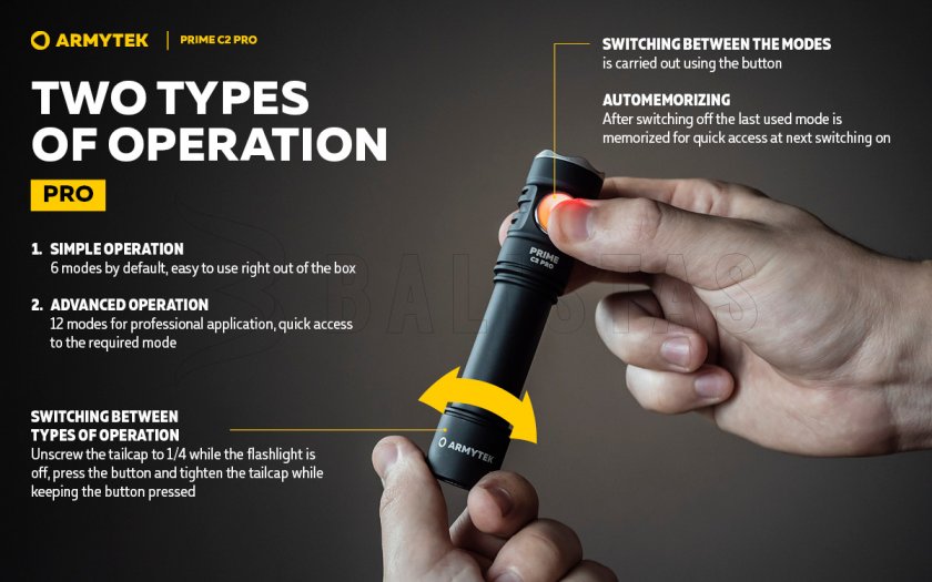 Armytek Prime C2 Pro v4 Warm Light
