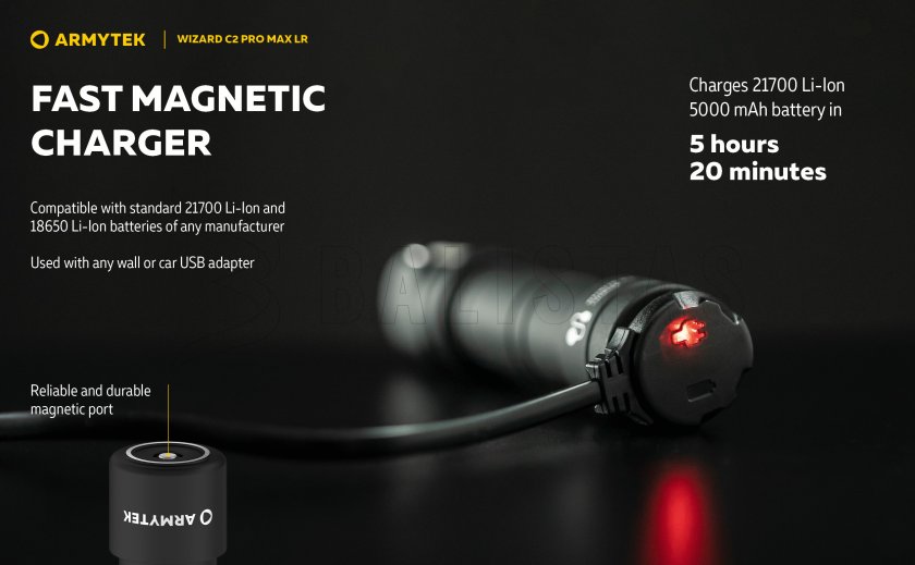 Armytek Wizard C2 Pro MAX LR cold light Headlamp