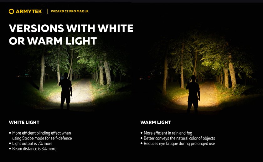 Armytek Wizard C2 Pro MAX LR cold light Headlamp