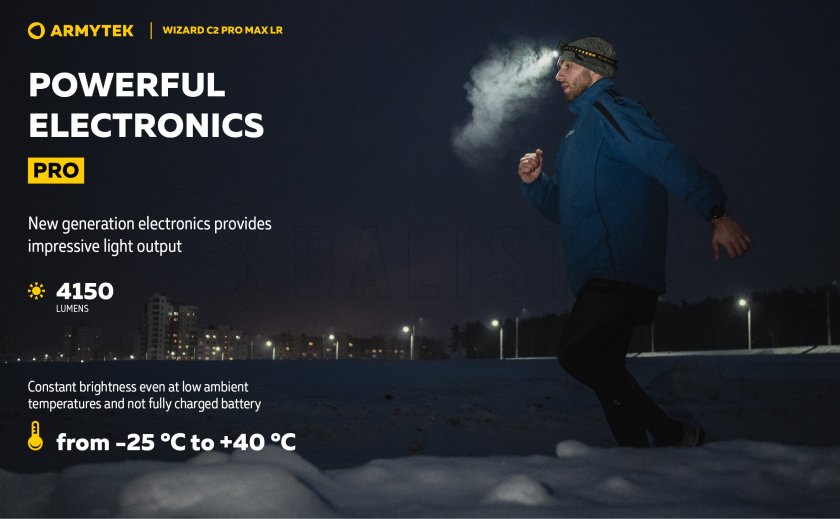 Armytek Wizard C2 Pro MAX LR cold light Headlamp