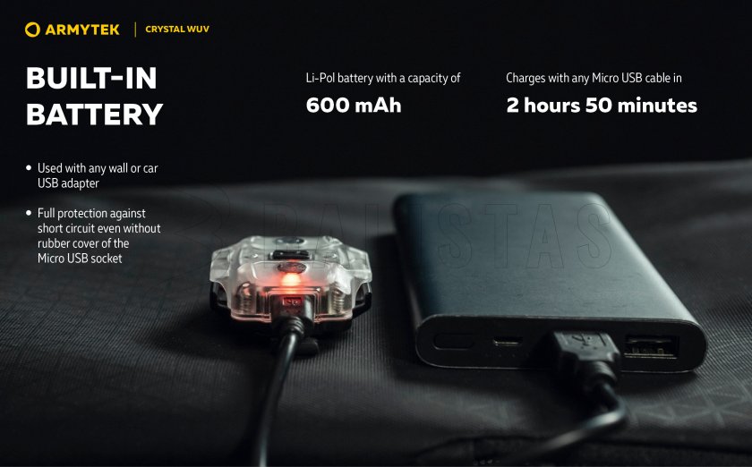 Armytek Crystal UV grey multipurpose headlamp