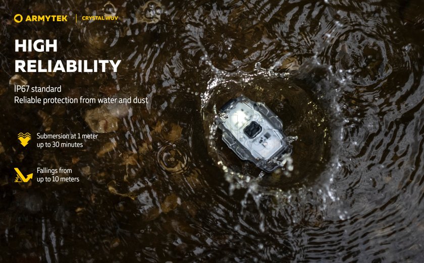 Armytek Crystal UV grey multipurpose headlamp
