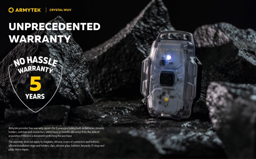 Armytek Crystal UV grey multipurpose headlamp