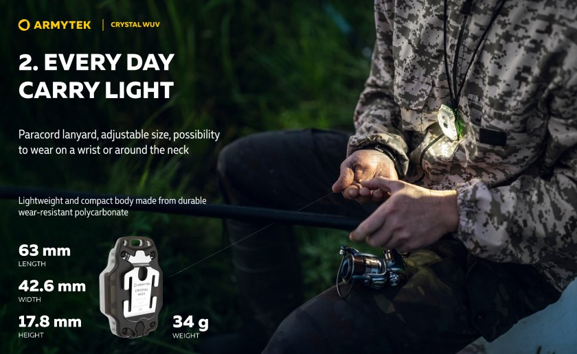 Armytek Crystal UV grey multipurpose headlamp