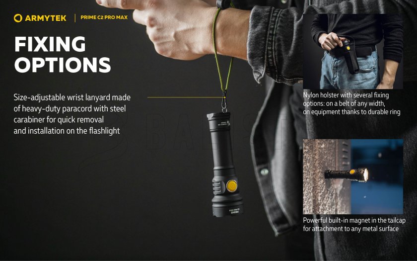 Flashlight Armytek Prime C2 Pro Max Warm Light