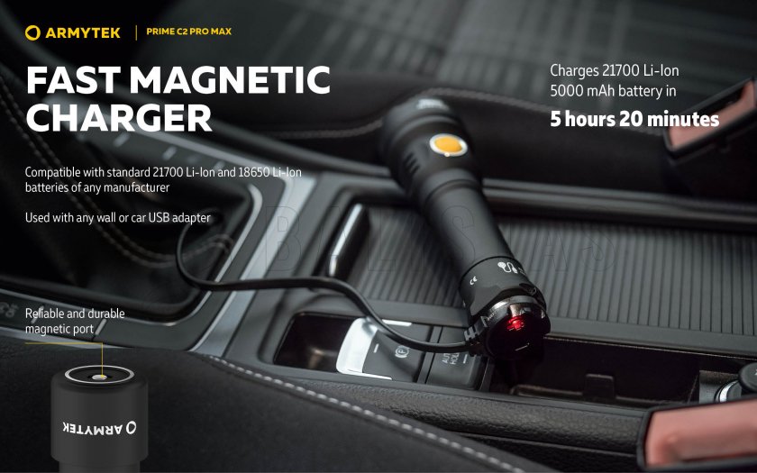 Flashlight Armytek Prime C2 Pro Max Warm Light