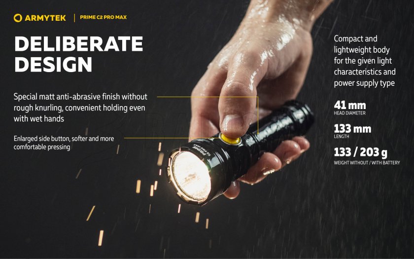 Flashlight Armytek Prime C2 Pro Max Warm Light
