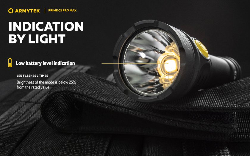 Flashlight Armytek Prime C2 Pro Max Warm Light