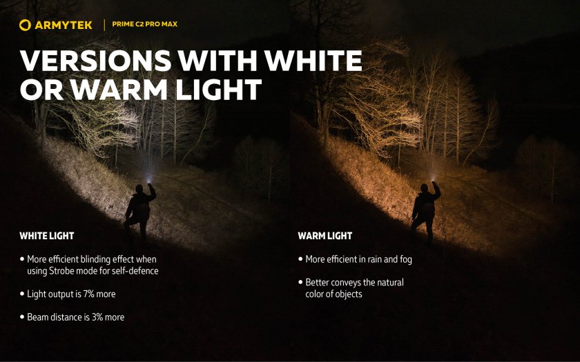 Flashlight Armytek Prime C2 Pro Max Warm Light
