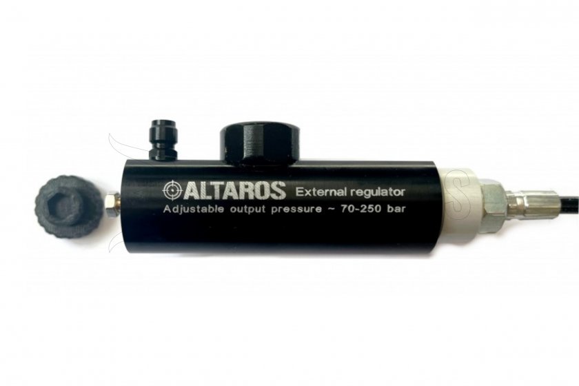 Altaros external pressure regulator with external adjustment