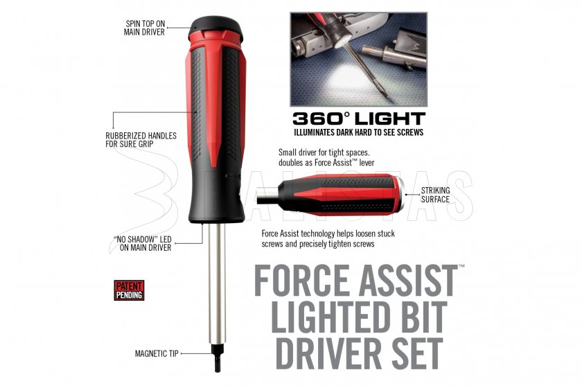 Bit Set with Screwdriver Real Avid Smart Drive 90