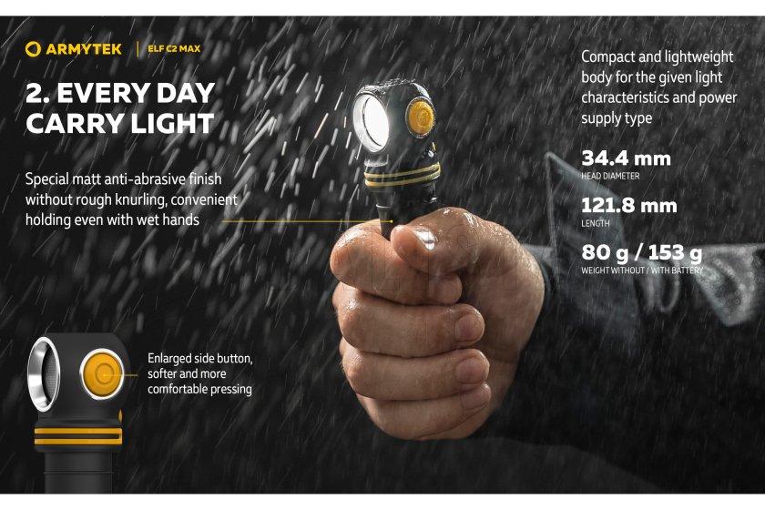 Multifunkční svítilna Armytek Elf C2 MAX USB-C bíle světlo 18.jpg